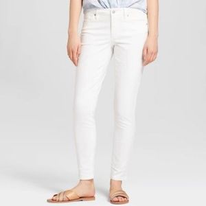 White Denim Skinny Jeans
